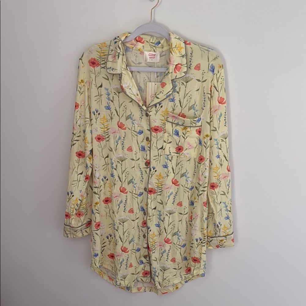 In my Sundays Wildflower Print Women's Sleep Dress